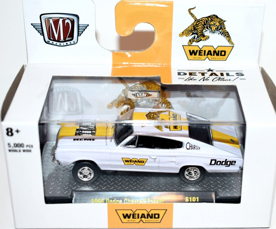 M2 Machines - Performance Packaging -  Weiand - 1967 Dodge Charger Gasser