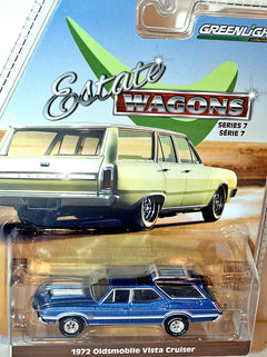 Greenlight - Estate Wagons - 1972 Oldsmobile Vista Cruiser Station Wagon 442 Trim
