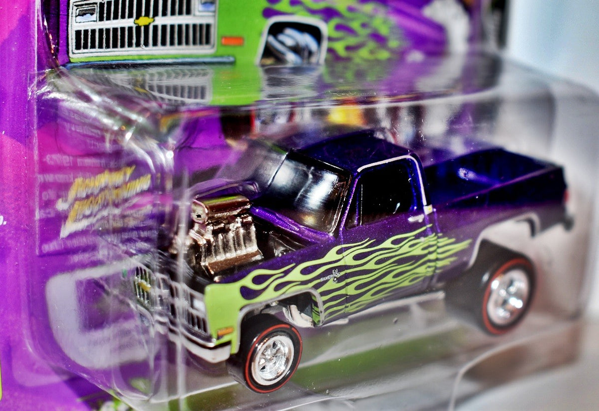 Johnny Lightning Street Freaks Zingers -  1973 Chevy Cheyenne - Squarebody - Pickup Truck