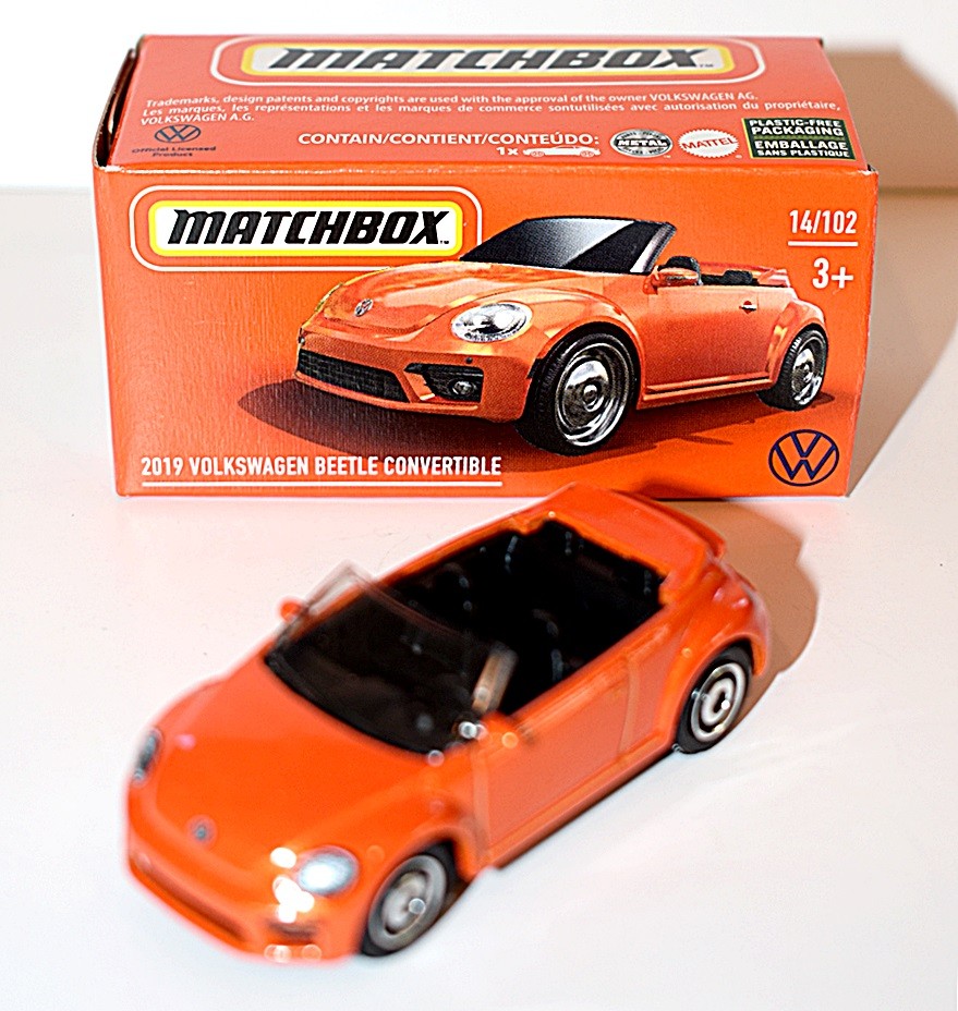Matchbox Power Grabs - Volkswagen Beetle Cabriolet