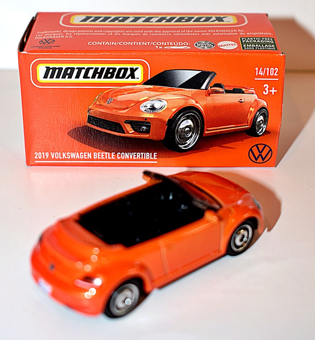 Matchbox Power Grabs - Volkswagen Beetle Cabriolet
