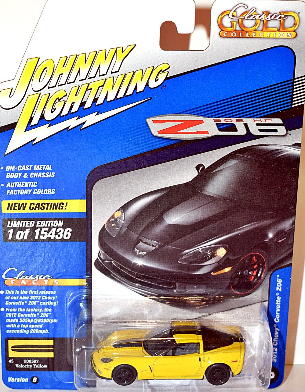 Johnny Lightning  2012 Chevrolet Corvette Z06