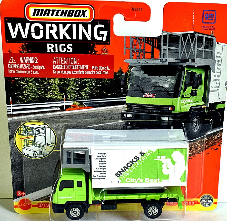 Matchbox Working Rigs - GMC T8500 Airport Food Service Truck
