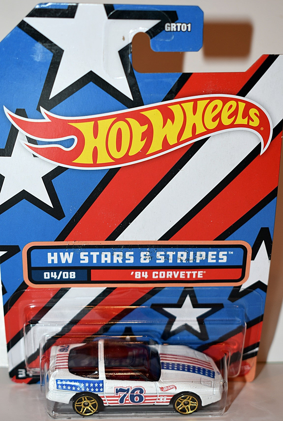 Hot Wheels Stars and Stripes -  1984 Chevrolet Corvette C4 Coupe
