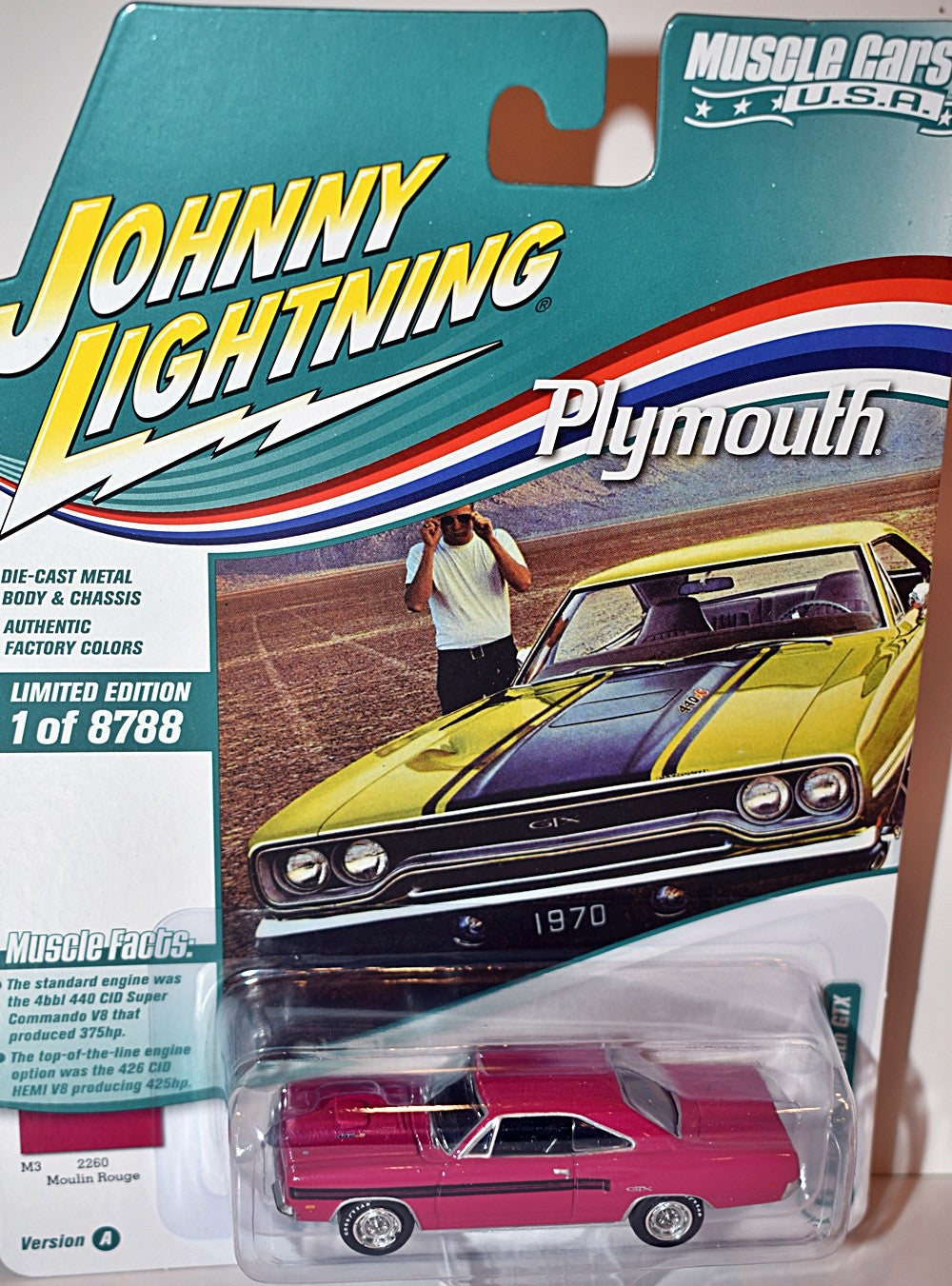 Johnny Lightning Muscle Cars USA - 1970 Plymouth GTX
