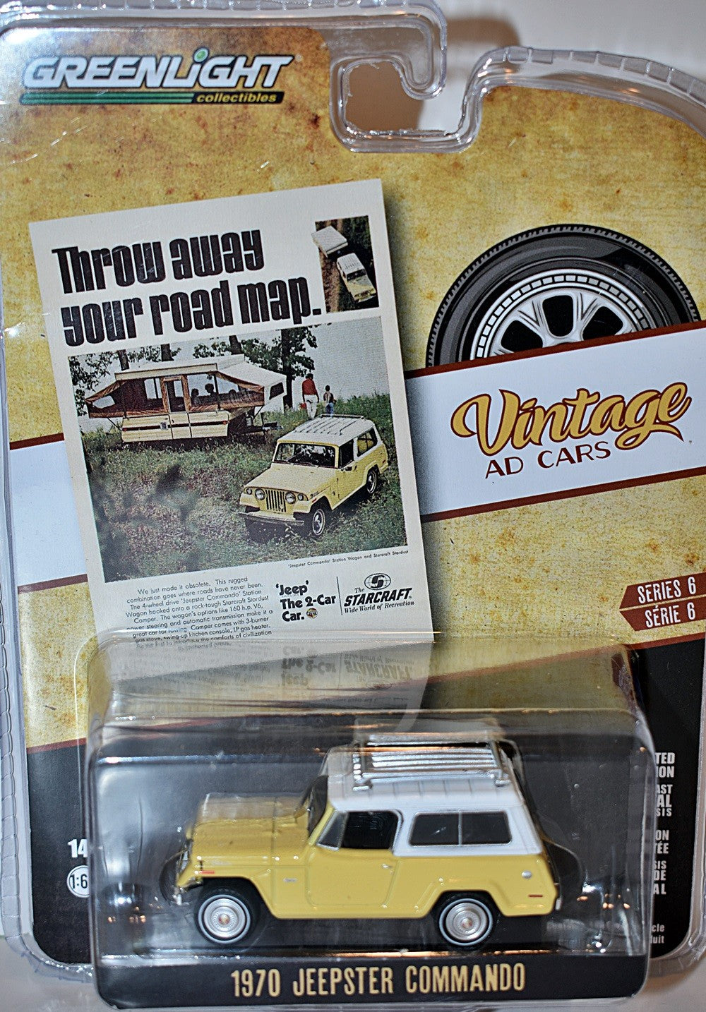 Greenlight Vintage Auto Ads - 1970 Jeepster Commando