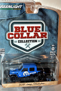 Greenlight - Blue Collar -  2021 Jeep Gladiator MOPAR Offroad Truck