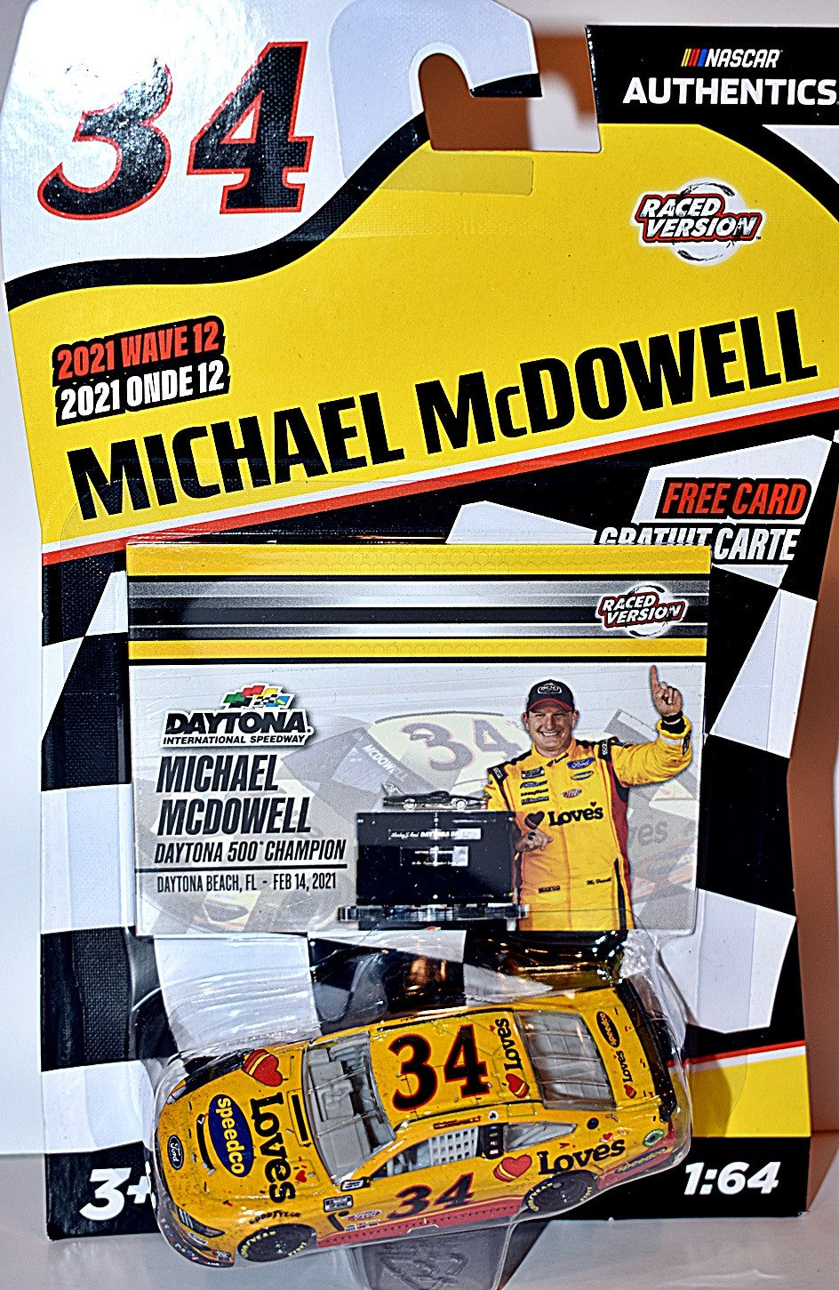 NASCAR Authentics - Michael McDowell Loves Speedco Ford Mustang