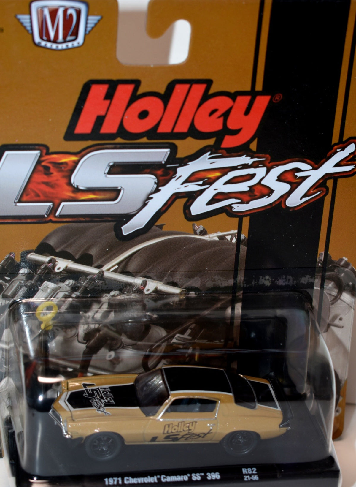 M2 Machines Detroit Muscle - Holley Carbs LS Fest 1971 Chevrolet Camaro SS 396