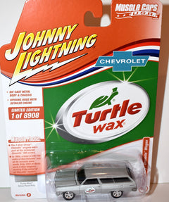 Johnny Lightning Muscle Cars - 1965 Chevrolet Chevelle 2-door Station Wagon - Turtle Wax