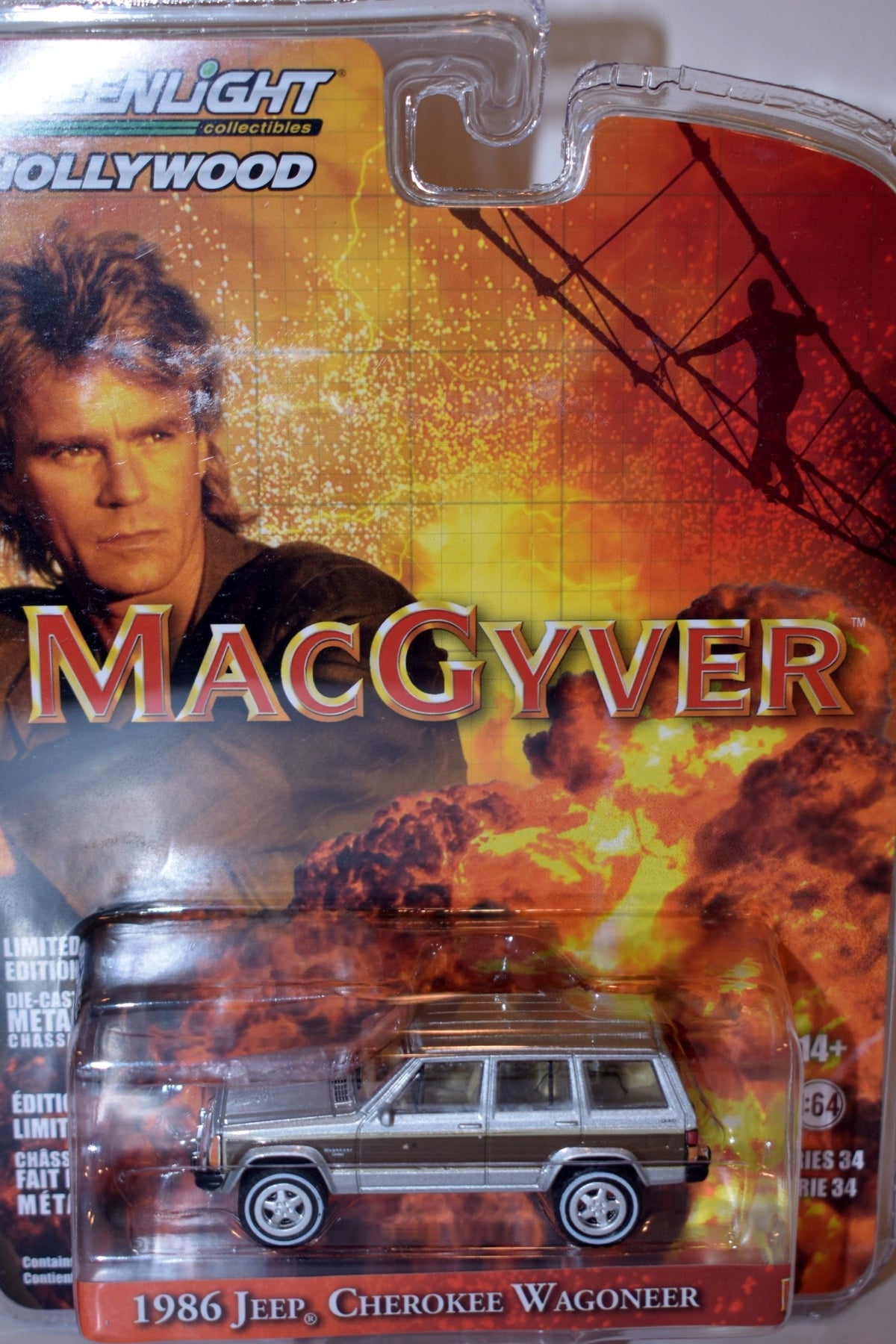Greenlight Hollywood - MacGyver - 1986 Jeep Cherokee Wagoneer