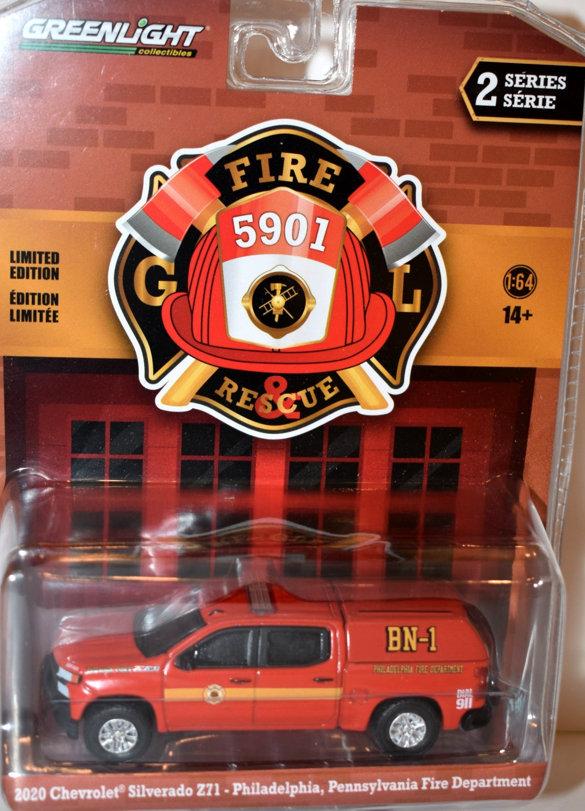 Greenlight Fire & Rescue - 2020 Chevy Silverado Z71 Pickup Truck - Philadelphia FD