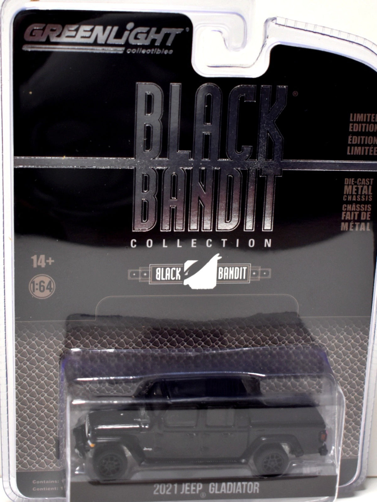 Greenight Black Bandit - Jeep Gladiator Pickup Truck