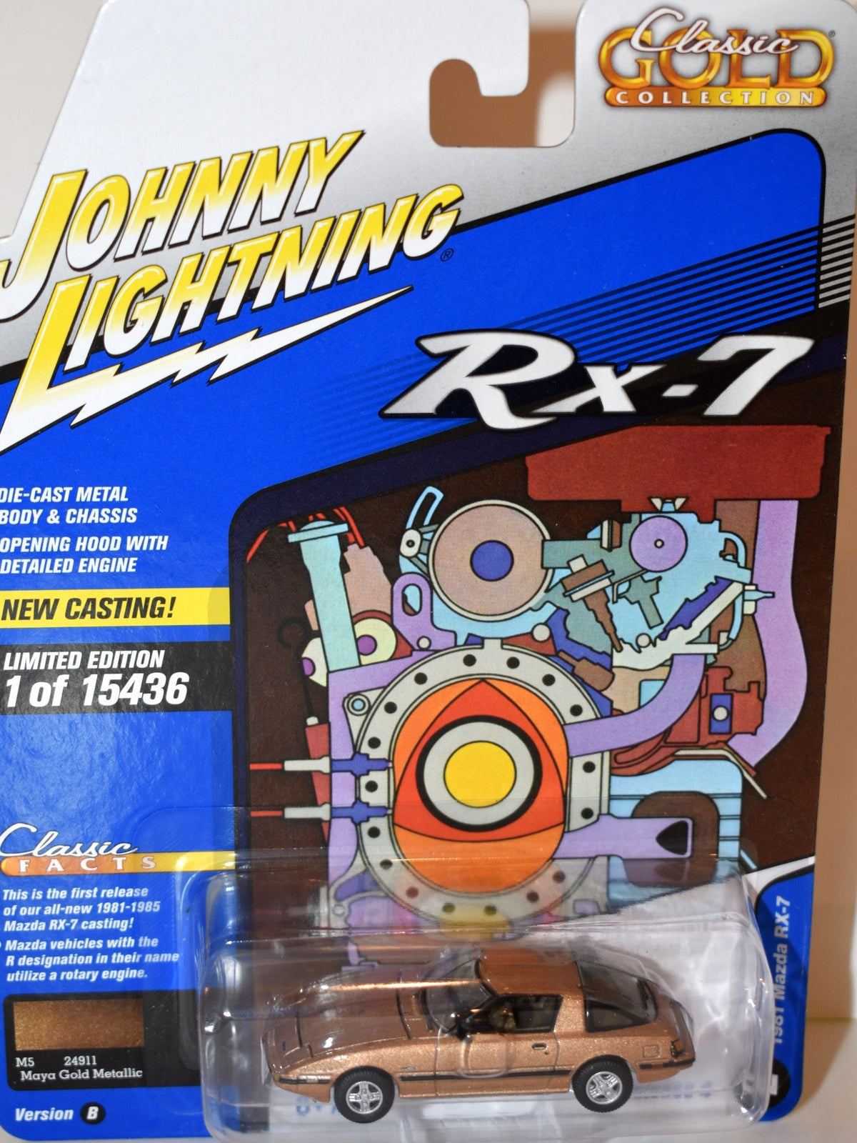 Johnny Lightning Classic Gold - 1981 Mazda RX-7