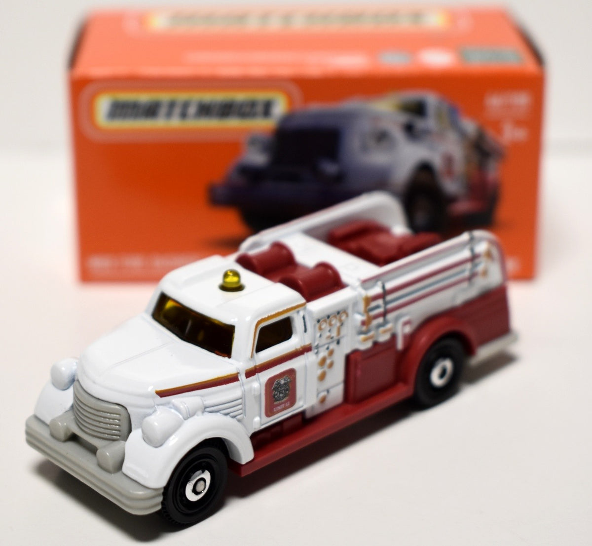 Matchbox - Power Grabs - Fire Dasher Vintage Pumper