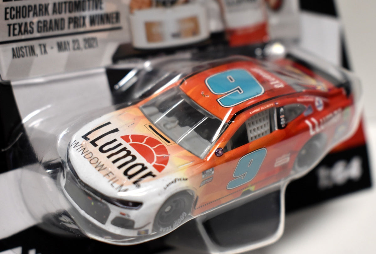 NASCAR Authentics Hendrick Motorsports - Chase Elliott LLumar  Chevrolet Camaro Texas Winner