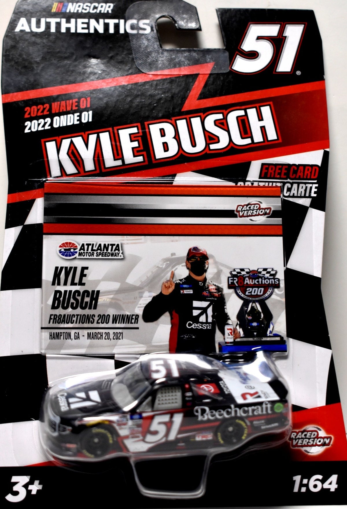 NASCAR Authentics - Joe Gibbs Racing - Kyle Busch Cessna Beechcraft Toyota Tundra Pickup Truck