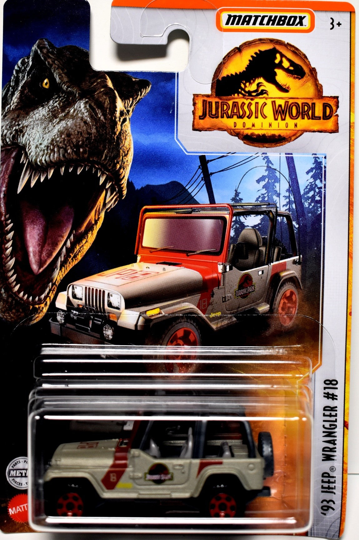Matchbox Jurassic World Jeep Wrangler