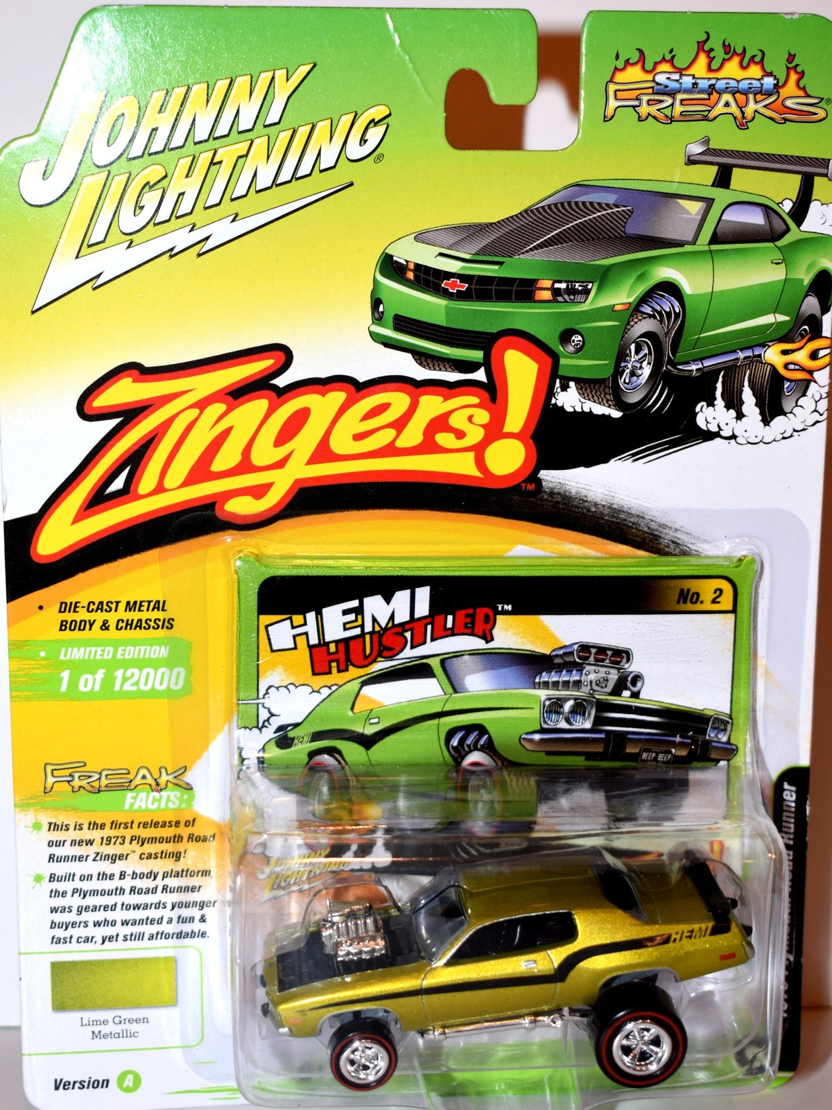 Johnny Lightning Street Freaks - Zingers - 1973 Plymouth Road Runner