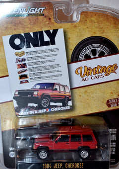 Greenlight Vintage Auto Ads - 1984 Jeep Cherokee