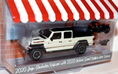 Greenlight Hobby Shop - Jeep Gladiator with 2020 Indian Scout Bobber Icon Series