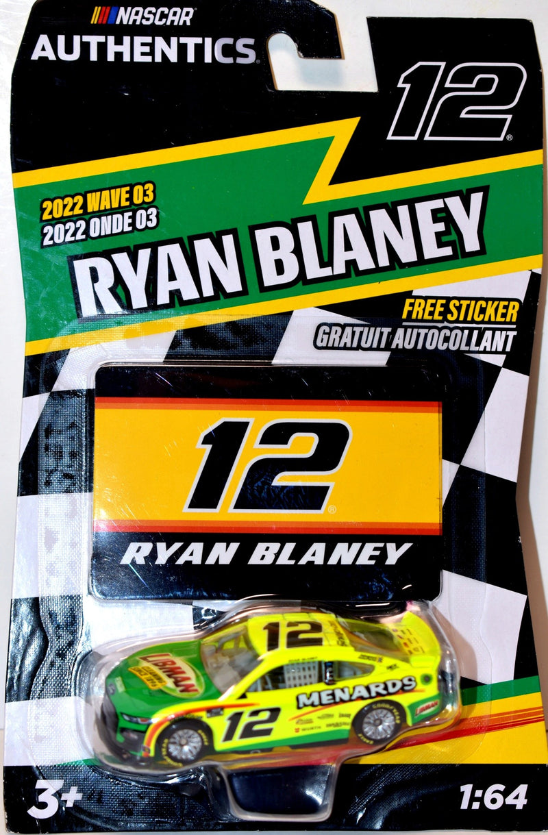 NASCAR Authentics - Ryan Blaney Libman Menards Ford Mustang