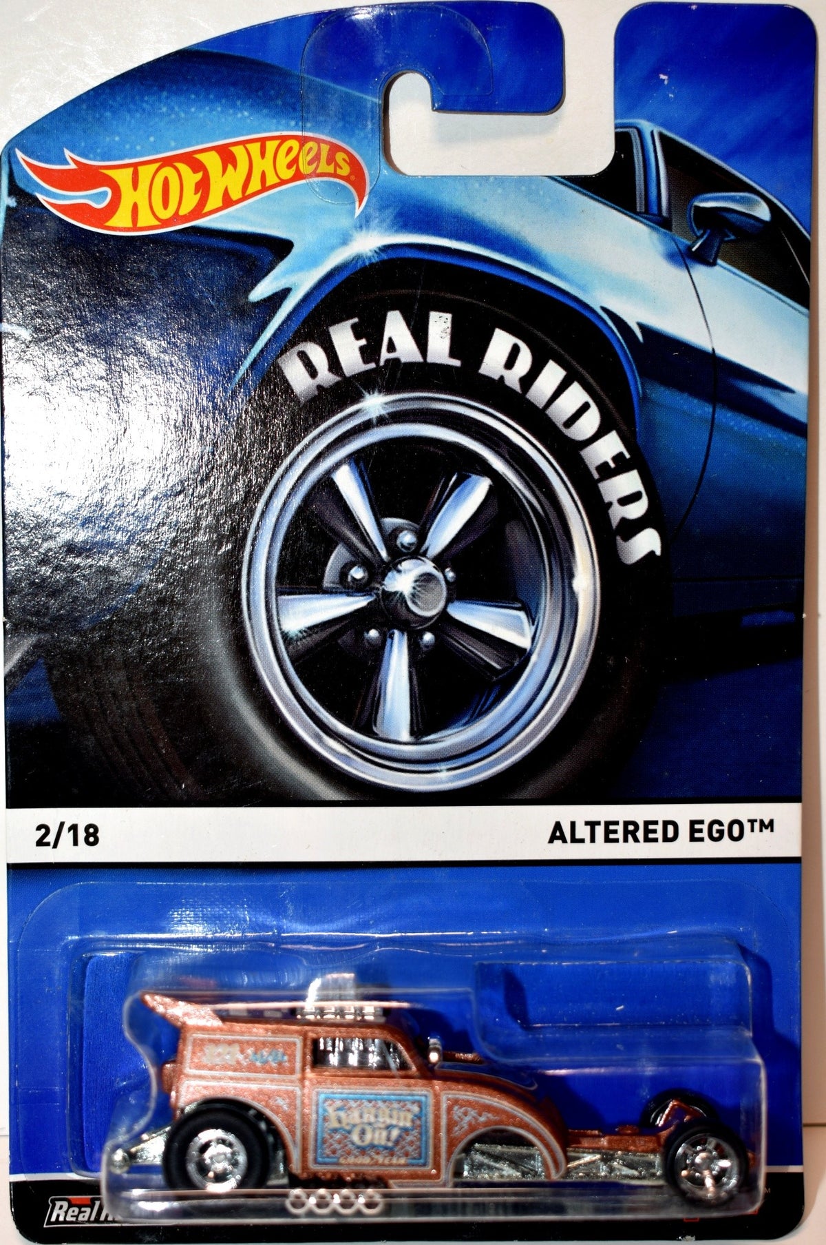 Hot Wheels - Real Riders -  Freakin Out NHRA Altered Ego dragster