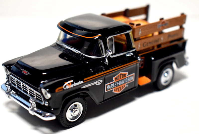 Matchbox Collectibles 1957 Chevrolet 3100 Harley-Davidson Genuine Parts Delivery Pickup