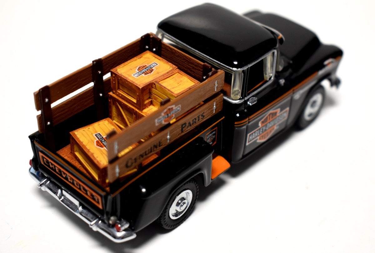 Matchbox Collectibles 1957 Chevrolet 3100 Harley-Davidson Genuine Parts Delivery Pickup