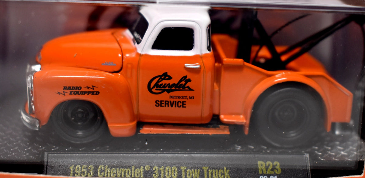 M2 Machines - Ground Pounders - 1953 Chevy Detroit MI Dealer Service Tow Truck