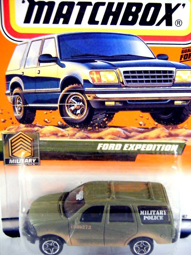 Matchbox 2000 Millennium Logo Chase Series - Ford Explorer Military Police Truck
