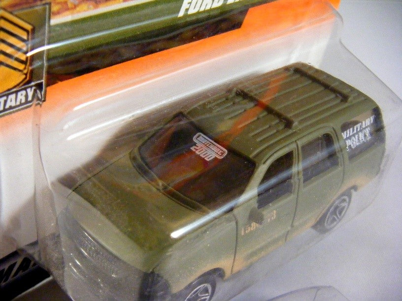 Matchbox 2000 Millennium Logo Chase Series - Ford Explorer Military Police Truck