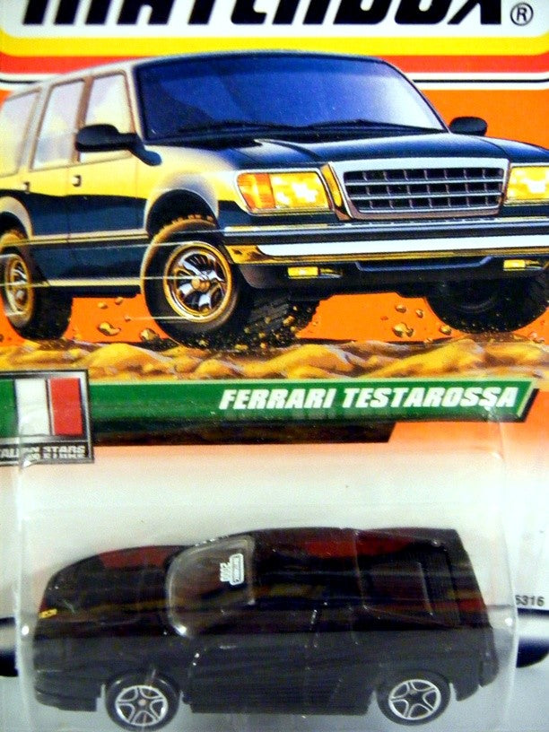Matchbox 2000 Millennium Logo Chase Series - Ferrari Testarossa