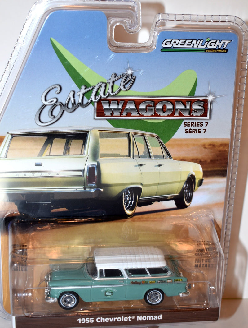 Greenlight - Estate Wagons - 1955 Chevrolet Nomad - Holley Carbs Shop Wagon