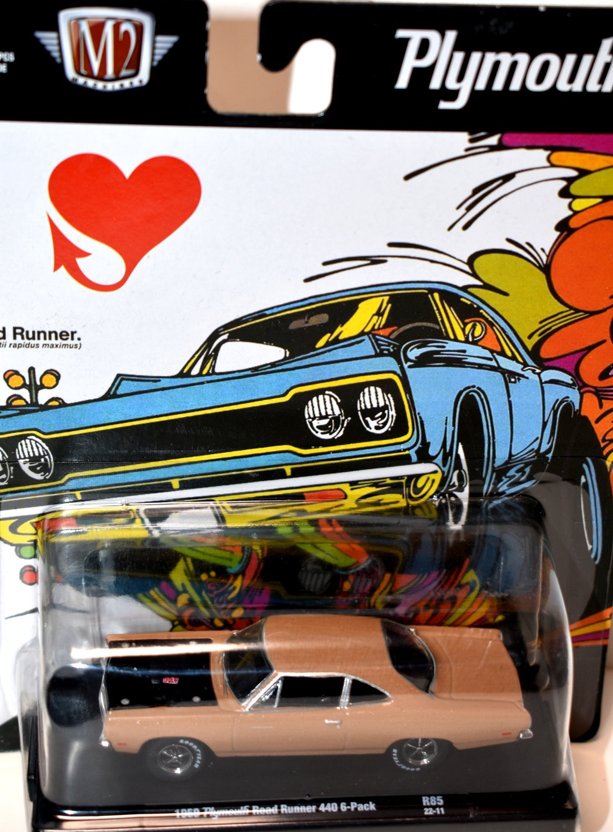 M2 Machines Drivers  1969 Plymouth Road Runner 440 6-Pack