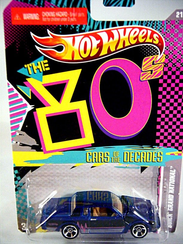 Hot Wheels Cars of the Decades - 1987 Buick Grand National Regal