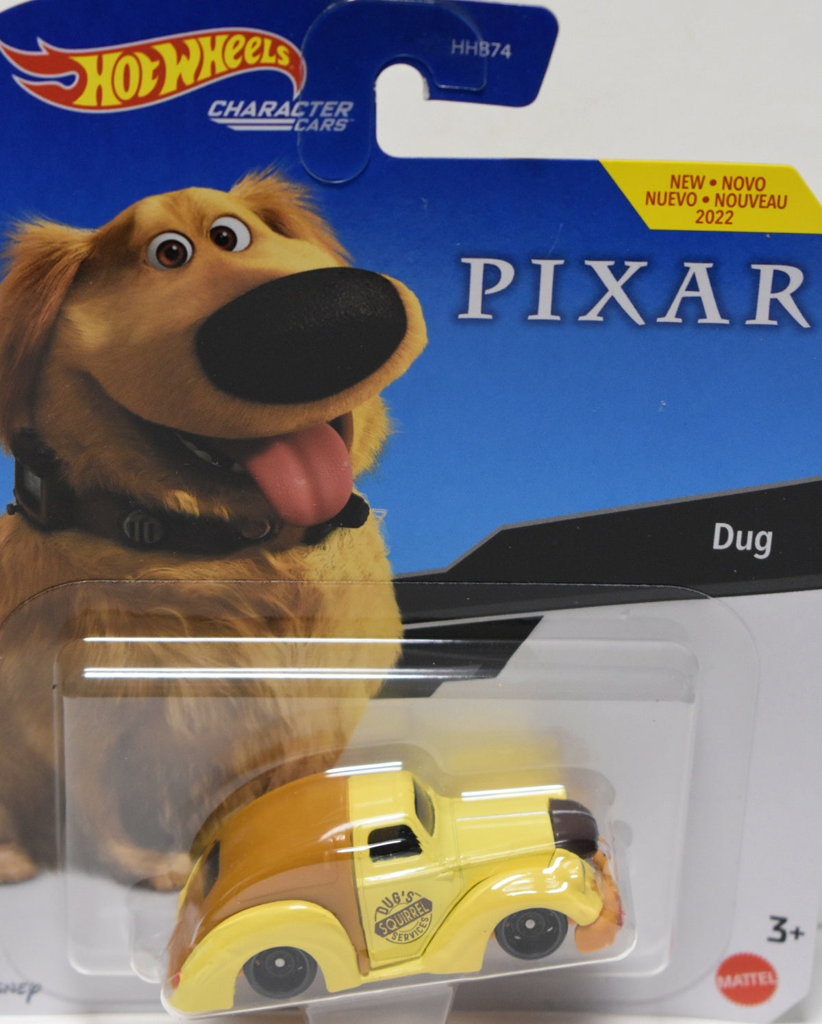 Hot Wheels Character Cars - Pixar - Dug's Squirrel Service Truck