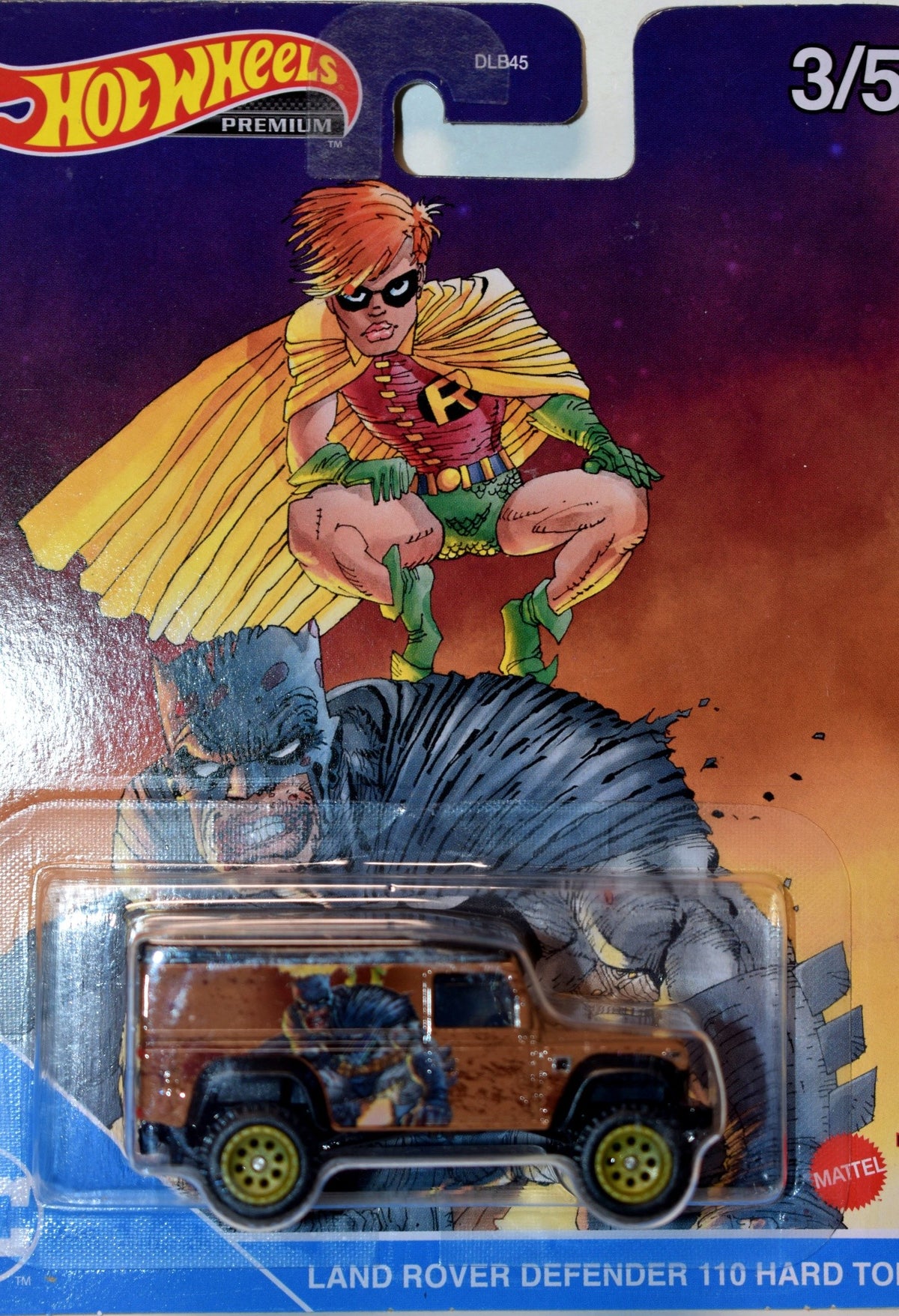 Hot Wheels Premium - Batman & Robin Land Rover Defender 110 Hardtop