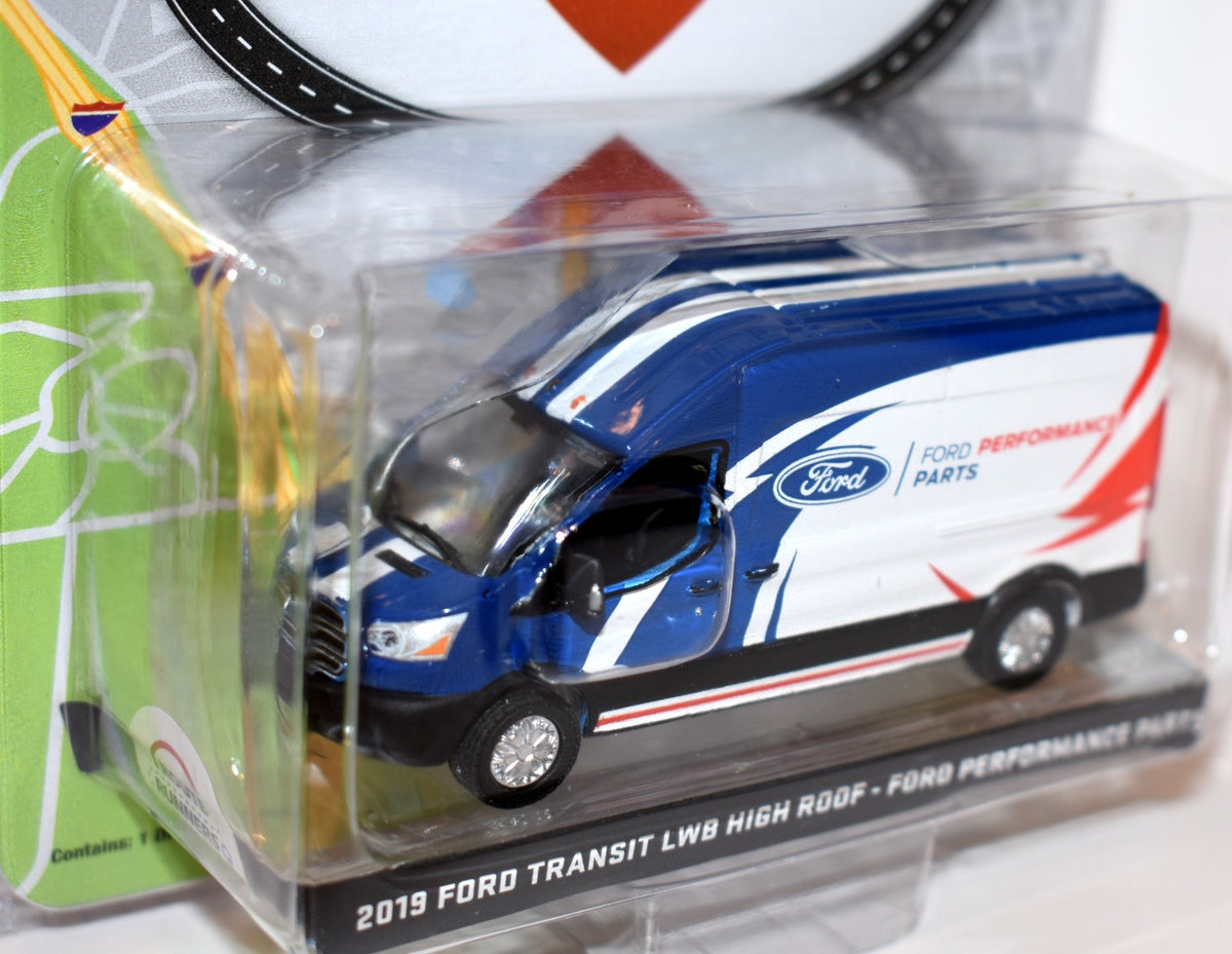 Greenlight - Route Runners - Ford Performance Parts LWB High Roof Transit Van