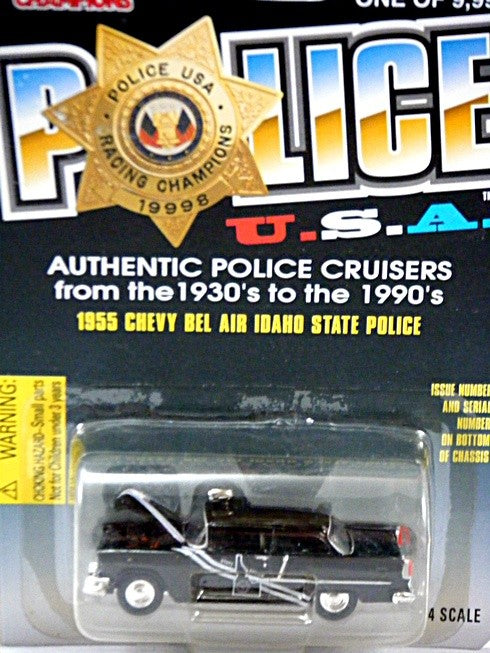 Racing Champions Idaho State Police 1955 Chevrolet Bel Air Police Car