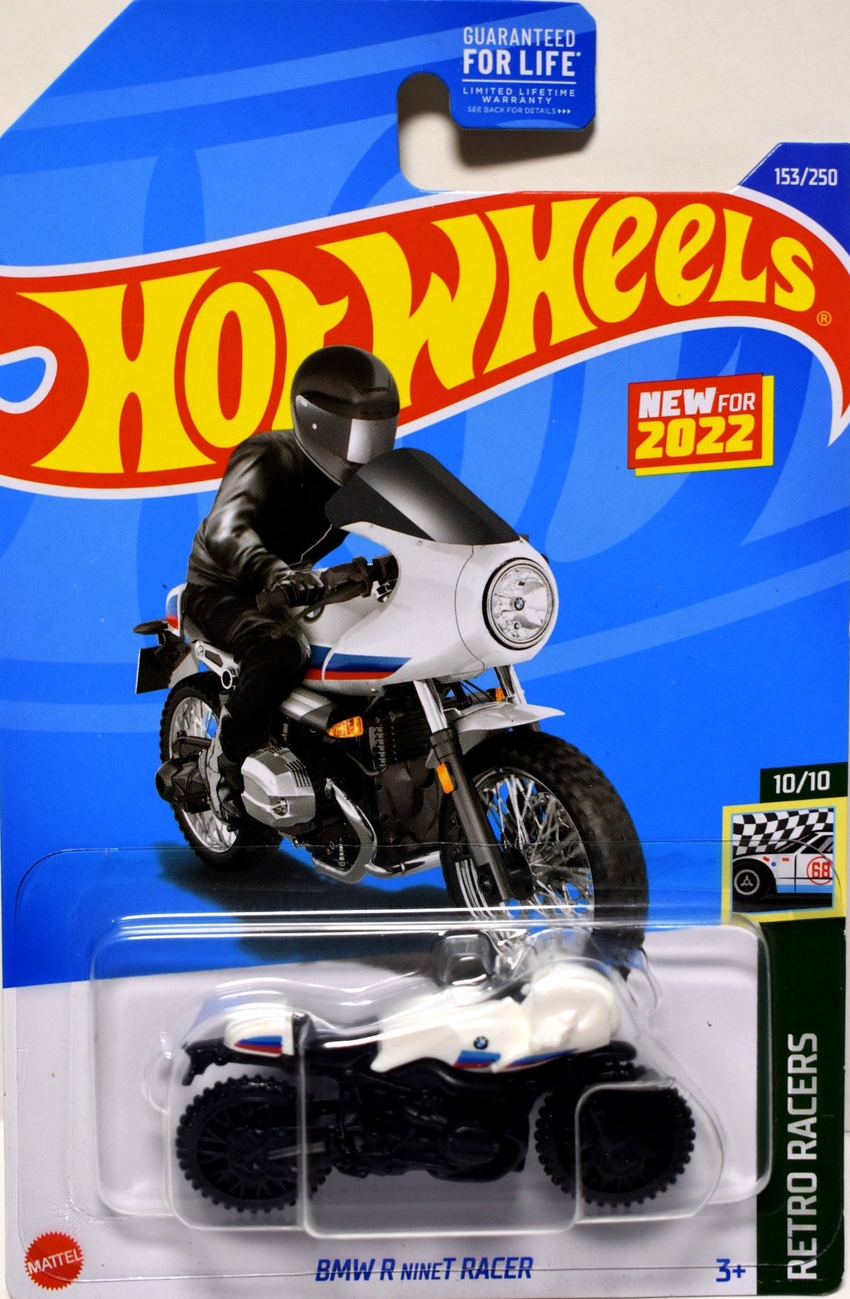 Hot Wheels - BMW R nineT Race Motorcycle (Black Wheels)