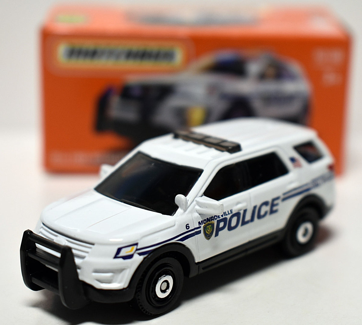 Matchbox Power Grabs - Monroeville Ford Interceptor Utility Police Truck