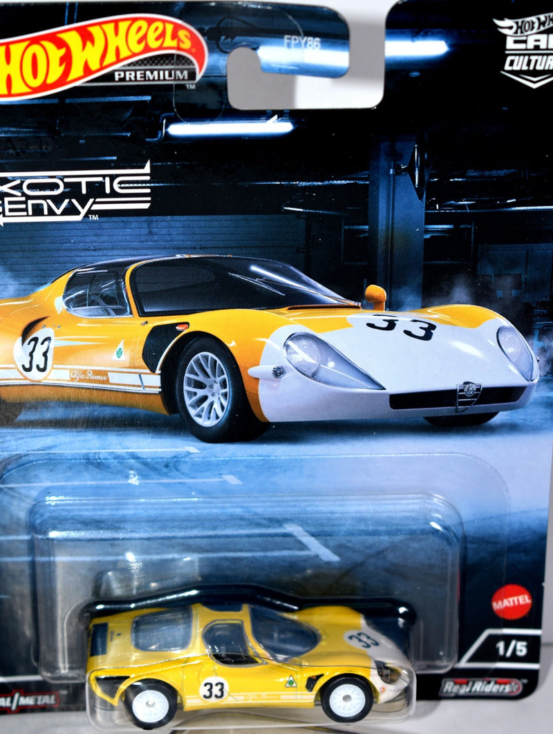 Hot Wheels - Premium - Exotic Envy - 1969 Alfa Romeo 33 Stradale