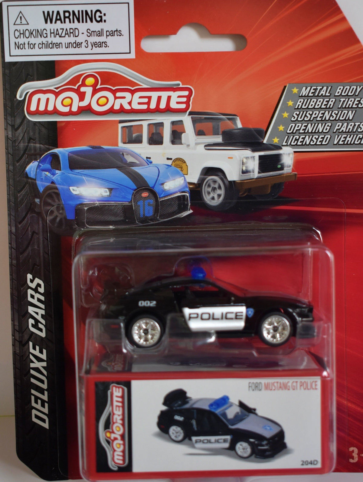 Majorette  -  Ford  Mustang GT Police Cruiser