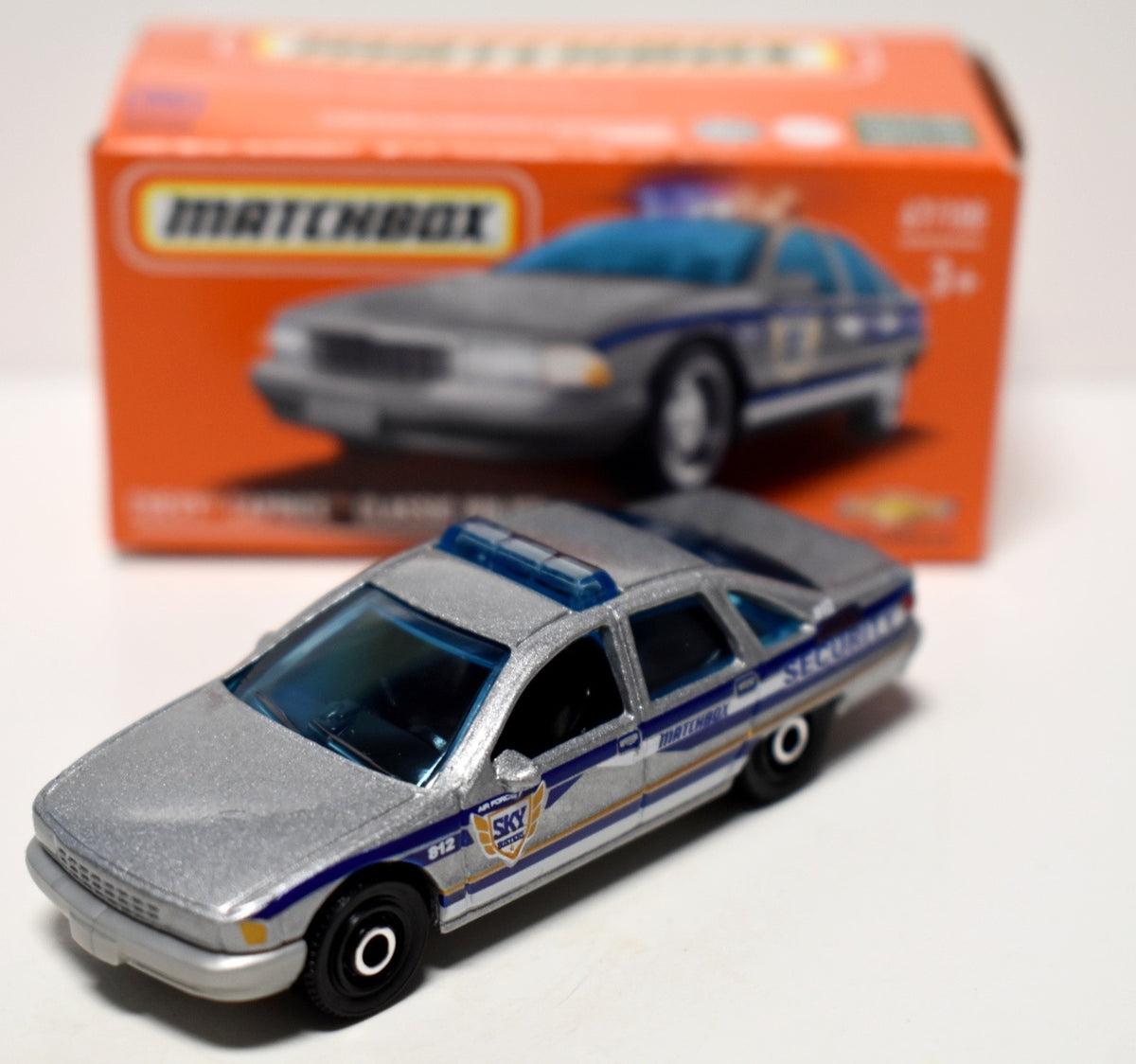 Matchbox Power Grabs - Chevrolet Caprice AFB Security Car