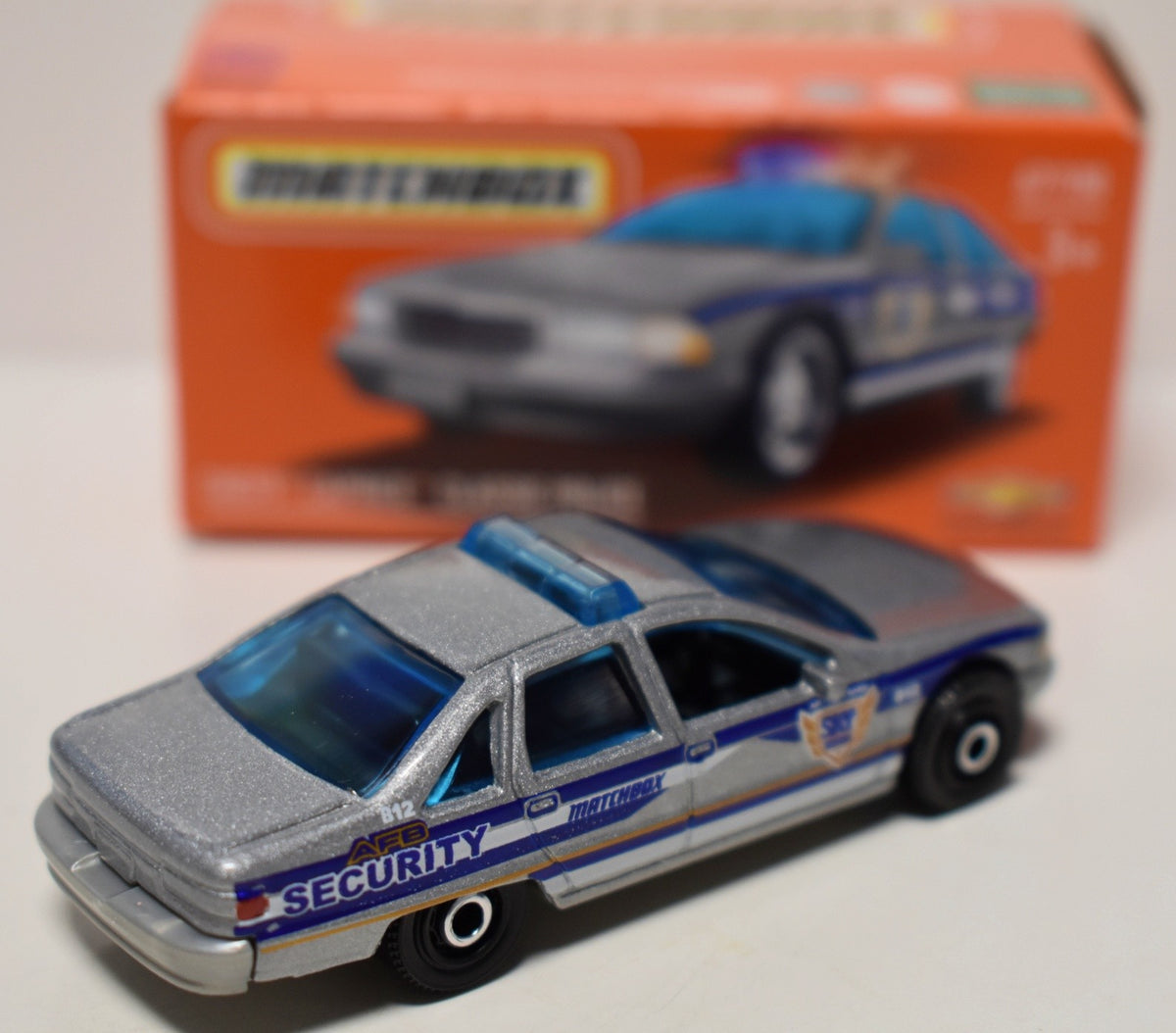 Matchbox Power Grabs - Chevrolet Caprice AFB Security Car