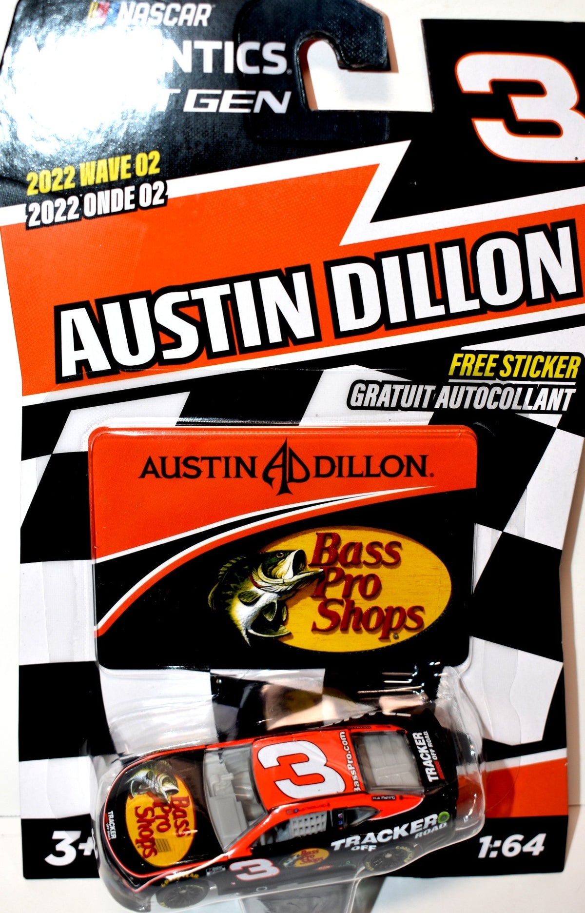 NASCAR Authentics - RCR Racing - Austin Dillon Bass Pro Shops/Tracker Boats Chevrolet Camaro