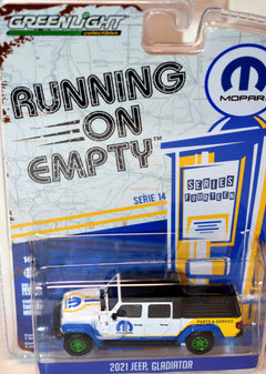 Greenlight - Green Machine Chase Vehicle -Running on Empty -  MOPAR Parts & Service Jeep Gladiator