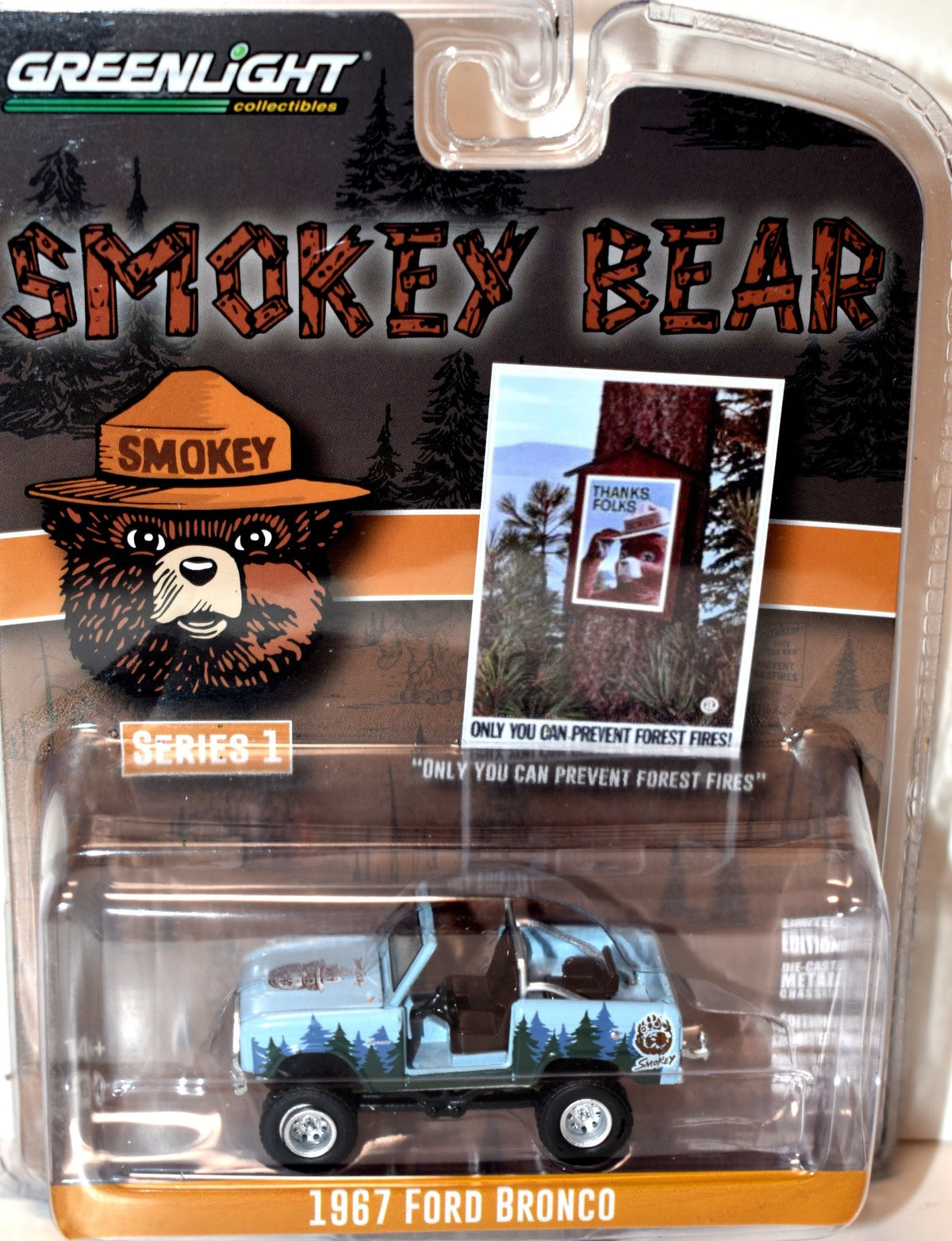 Greenlight - Smokey Bear - 1967 Ford Bronco