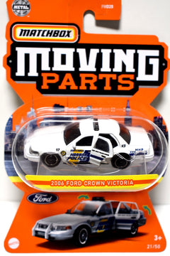 Matchbox - Moving Parts - 2006 Ford Crown Victoria Harbor Police Car